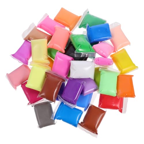 BESPORTBLE 36Packungen Farben Modelliermasse für DIY Knete aus Sicherem Material Lufttrocknende Knetmasse für Kreatives und Basteln für Jungen und Jahren von BESPORTBLE