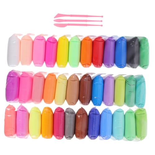 BESPORTBLE 36Packungen Modelliermasse Für DIY Knetmasse Leicht Und Lufttrocknend Kreatives Bastelset Für Jungen Für Handwerksprojekte Und Kreative Aktivitäten BESPORTBLE 36Packungen Modelliermasse Für DIY Knetmasse Leicht Und Lufttrocknend Kreatives Bastelset Für Jungen Für Handwerksprojekte Und Kreative Aktivitäten von BESPORTBLE
