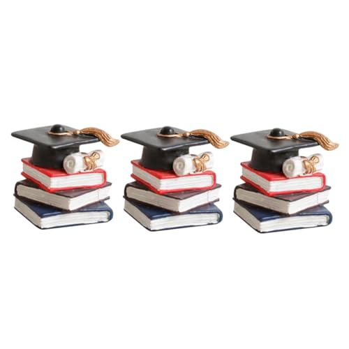 BESPORTBLE 3Stücke Abschluss Kuchen Topper Stapelbuch Und Doktorhut Dekoration Für Graduierung Auswahl Für Abschluss Und Feiern BESPORTBLE 3Stücke Abschluss Kuchen Topper Stapelbuch Und Doktorhut Dekoration Für Graduierung Auswahl Für Abschluss Und Feiern von BESPORTBLE