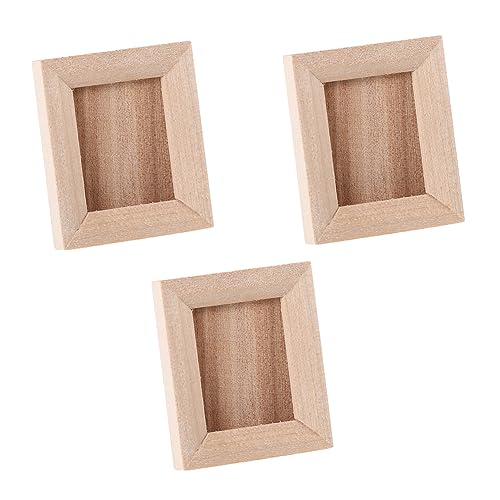 BESPORTBLE 3Stücke Fotorahmen Aus Holz Unfertige Bilderrahmen Zum Basteln Für Puppenhaus Zubehör DIY Mini Holzrahmen Für Kreative Fotogestaltung BESPORTBLE 3Stücke Fotorahmen Aus Holz Unfertige Bilderrahmen Zum Basteln Für Puppenhaus Zubehör DIY Mini Holzrahmen Für Kreative Fotogestaltung von BESPORTBLE