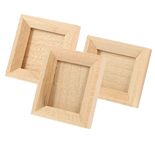 BESPORTBLE 3Stücke Mini Fotorahmen Aus Holz Für Puppenhaus Und DIY Projekte Kleine Bilderrahmen Vertikaler Und Horizontaler Ausführung Für Dekoration Und Modellbau BESPORTBLE 3Stücke Mini Fotorahmen Aus Holz Für Puppenhaus Und DIY Projekte Kleine Bilderrahmen Vertikaler Und Horizontaler Ausführung Für Dekoration Und Modellbau von BESPORTBLE