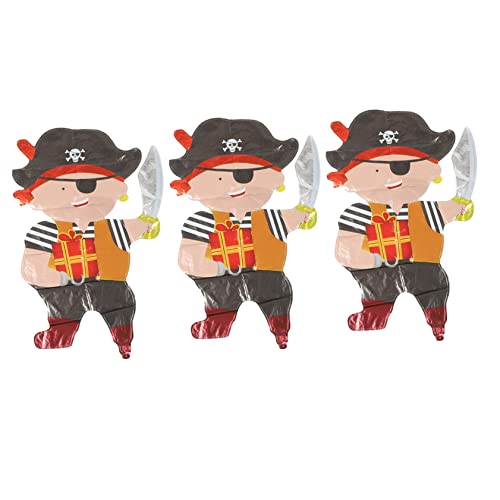BESPORTBLE 3Stücke Piratenkapitän Aluminium Folienballons Piratengeburtstagsfeier Deko Für Jungen Party Supplies Für Kindergeburtstag Und Piratenmottopartys BESPORTBLE 3Stücke Piratenkapitän Aluminium Folienballons Piratengeburtstagsfeier Deko Für Jungen Party Supplies Für Kindergeburtstag Und Piratenmottopartys von BESPORTBLE
