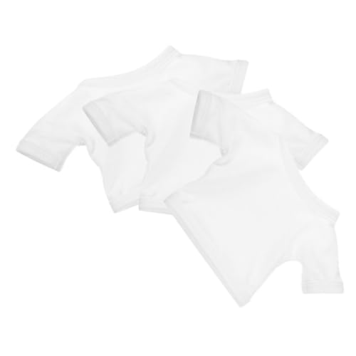BESPORTBLE 3Stücke Plüschpuppenkleidung Für Kurzarm T Shirts Wiederverwendbare Kleidung Für Stofftiere Dekorative Outfits Für Puppen Für Große Puppen von BESPORTBLE