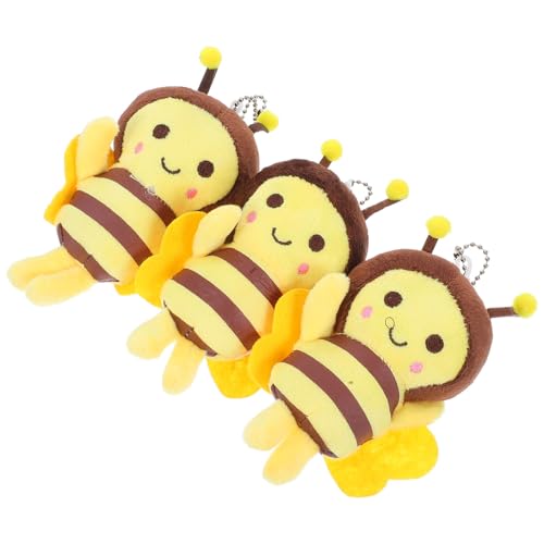BESPORTBLE 3Stücke Teiliges Plüsch Bienen Anhänger Kuscheltier Deko für Taschen Schlüssel und Mehr Süßes Insekten Plüschtier Plüschmaterial für Jede Gelegenheit BESPORTBLE 3Stücke Teiliges Plüsch Bienen Anhänger Kuscheltier Deko für Taschen Schlüssel und Mehr Süßes Insekten Plüschtier Plüschmaterial für Jede Gelegenheit von BESPORTBLE