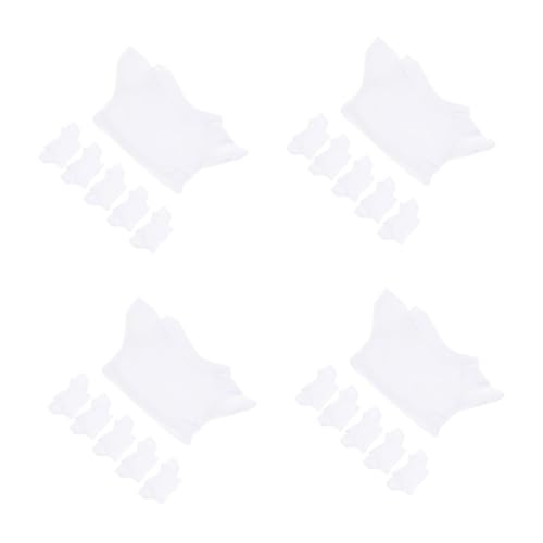 BESPORTBLE 4 Sätze Teiliges Bärenkostüm T Shirt Für Puppen Weiche Bequeme Puppenkleidung Für Große Kuscheltiere Für Kreative Spielmomente Dekoration 6 Stück * 4 von BESPORTBLE