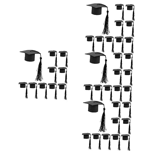 BESPORTBLE 4 Sätze Teiliges Graduation Cap Dekorationen Abschlussfeier Tortenornamente Und Cupcake Topper Für Unvergessliche Feiern Und Süße Leckereien 10 Stück * 4 BESPORTBLE 4 Sätze Teiliges Graduation Cap Dekorationen Abschlussfeier Tortenornamente Und Cupcake Topper Für Unvergessliche Feiern Und Süße Leckereien 10 Stück * 4 von BESPORTBLE