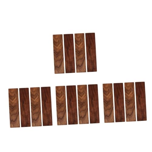BESPORTBLE 4 Sätze Walnuss Hartholzplatten Unfertige Holzblöcke Für Diy Schnitzerei Gravur Und Handwerksprojekte Vielseitige Bastelmaterialien Für Kreative Holzarbeiten 4 Stück * 4 von BESPORTBLE