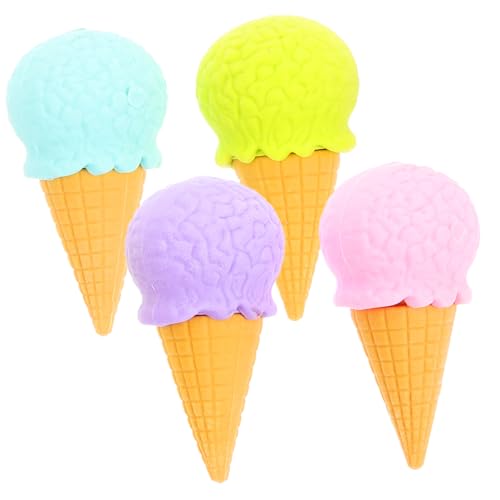 BESPORTBLE 4 Stück Eiscreme Radiergummis Cartoon Design Niedliche Bleistiftradierer Lustig als Mitgebsel für Kinderparty und Schule BESPORTBLE 4 Stück Eiscreme Radiergummis Cartoon Design Niedliche Bleistiftradierer Lustig als Mitgebsel für Kinderparty und Schule von BESPORTBLE