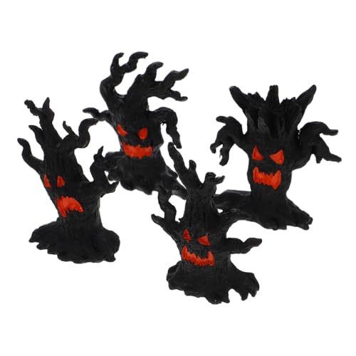 BESPORTBLE 4 Stück Halloween Baummonster Figuren Miniatur Deko für Halloween Hochwertige Harzstatue Tisch und Gartenverzierung für DIY und Partydekoration BESPORTBLE 4 Stück Halloween Baummonster Figuren Miniatur Deko für Halloween Hochwertige Harzstatue Tisch und Gartenverzierung für DIY und Partydekoration von BESPORTBLE