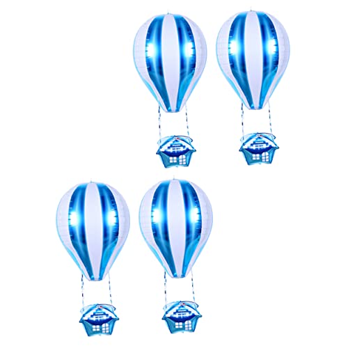 BESPORTBLE 4 Stück Heißluftballon Folienballons Aluminium Luftballons für Hochzeiten Geburtstagsfeiern und Babypartys Deko für Festliche Anlässe und Fotos BESPORTBLE 4 Stück Heißluftballon Folienballons Aluminium Luftballons für Hochzeiten Geburtstagsfeiern und Babypartys Deko für Festliche Anlässe und Fotos von BESPORTBLE