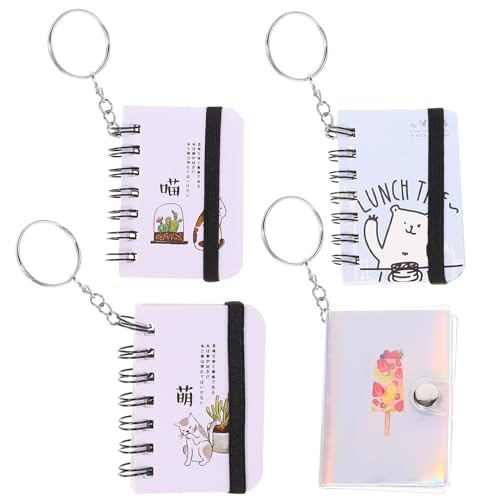 BESPORTBLE 4 Stück Katzentagebuch Für Mädchen Katzen-notizbuch-anhänger Hamster-notizbuch Echtes Kleines Notizbuch Notizblöcke Schlüsselringe Kind Taschen Schlüsselanhänger BESPORTBLE 4 Stück Katzentagebuch Für Mädchen Katzen-notizbuch-anhänger Hamster-notizbuch Echtes Kleines Notizbuch Notizblöcke Schlüsselringe Kind Taschen Schlüsselanhänger von BESPORTBLE