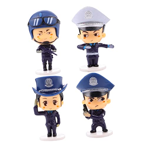BESPORTBLE 4 Stück Polizei Figuren Tortendeko Teilig Cartoon Cake Ornament für Geburtstagsparty Jungen Mädchen Dekoration Spielerisch Resin Figur Langlebig BESPORTBLE 4 Stück Polizei Figuren Tortendeko Teilig Cartoon Cake Ornament für Geburtstagsparty Jungen Mädchen Dekoration Spielerisch Resin Figur Langlebig von BESPORTBLE