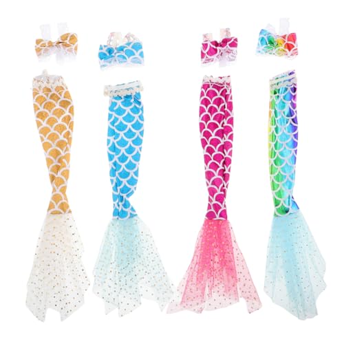 BESPORTBLE 4 Stück Puppen Badeanzug für 11-Zoll Puppen Meerjungfrauenschwanz Kleidung und Sommerkleid Glitzernde Puppenkleidung Einfach und Auszuziehen Puppenzubehör für Mädchen BESPORTBLE 4 Stück Puppen Badeanzug für 11-Zoll Puppen Meerjungfrauenschwanz Kleidung und Sommerkleid Glitzernde Puppenkleidung Einfach und Auszuziehen Puppenzubehör für Mädchen von BESPORTBLE