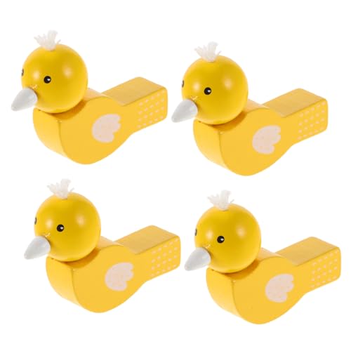 BESPORTBLE 4 Stück Teiliges Holz Vogelpfeifen Musikinstrumente Sicher Melodisch Tragbar Für Kleinkinder Geburtstagsfeier Geschenk von BESPORTBLE