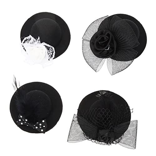 BESPORTBLE 4 Stück Teiliges Miniatur Puppenhüte aus Leichtem Stoff Vielseitige DIY Kostümaccessoires für Puppen Elegante Kleine Hüte für Bastelprojekte und Puppenparty Dekoration BESPORTBLE 4 Stück Teiliges Miniatur Puppenhüte aus Leichtem Stoff Vielseitige DIY Kostümaccessoires für Puppen Elegante Kleine Hüte für Bastelprojekte und Puppenparty Dekoration von BESPORTBLE