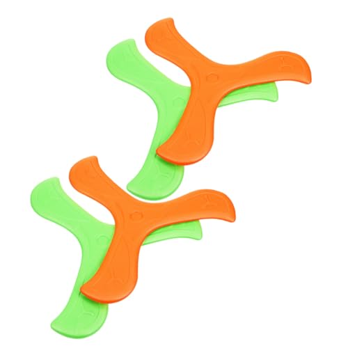BESPORTBLE 4 Stück Teiliges Wurfgerät Langlebigem Eva Material Weiche Outdoor spielzeuge für Wurf Fangspiele Fördert Hand Auge koordination Simples Rückkehrspiel für Zufällige Farbe von BESPORTBLE