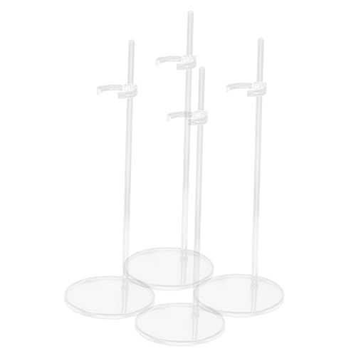 BESPORTBLE 4 Stück Transparente Puppenständer aus Kunststoff Stabiler Doll Support Display Halter Vielseitig für Actionfiguren und Puppen Einfach Montierbar und Platzsparend Lagerbar BESPORTBLE 4 Stück Transparente Puppenständer aus Kunststoff Stabiler Doll Support Display Halter Vielseitig für Actionfiguren und Puppen Einfach Montierbar und Platzsparend Lagerbar von BESPORTBLE
