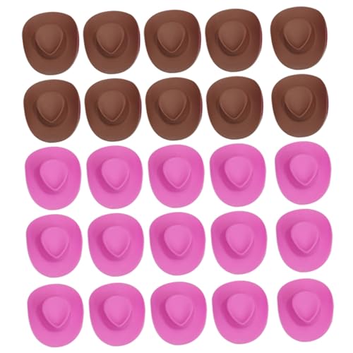 BESPORTBLE 40 Stück Teiliges Mini Kunststoff Cowboy Hüte Leichte Puppenhüte Modische Western Mützen für DIY Doll Party Dekoration Kompatibel mit Verschiedenen Puppenoutfits Buntes Zubehör BESPORTBLE 40 Stück Teiliges Mini Kunststoff Cowboy Hüte Leichte Puppenhüte Modische Western Mützen für DIY Doll Party Dekoration Kompatibel mit Verschiedenen Puppenoutfits Buntes Zubehör von BESPORTBLE