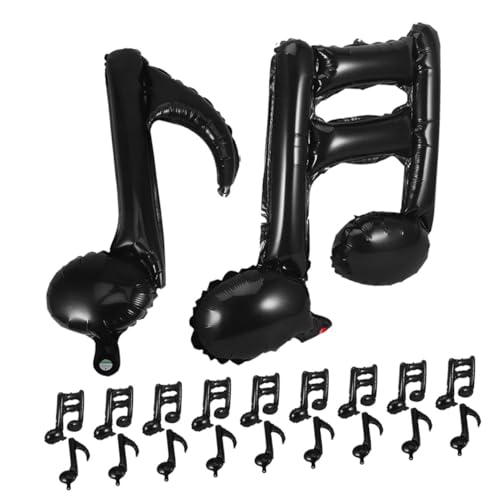 BESPORTBLE 40 Stück Teiliges Musik Folienballon Schwarze Aluminiumfolie Musiknoten Ballons Langlebig Einfach Aufzublasen für Musikgeburtstage Babypartys Home und Outdoor Feiern BESPORTBLE 40 Stück Teiliges Musik Folienballon Schwarze Aluminiumfolie Musiknoten Ballons Langlebig Einfach Aufzublasen für Musikgeburtstage Babypartys Home und Outdoor Feiern von BESPORTBLE