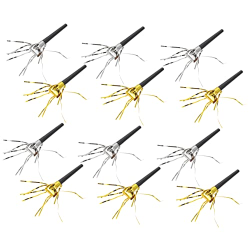 BESPORTBLE 40 Stück Teiliges Party Dekoratives Tassel Pfeifen Gold und Silber Laute Kunststoff Pfeifen mit Quasten Kreative Geburtstags und Festtagsdeko für Hochzeiten und Feiern BESPORTBLE 40 Stück Teiliges Party Dekoratives Tassel Pfeifen Gold und Silber Laute Kunststoff Pfeifen mit Quasten Kreative Geburtstags und Festtagsdeko für Hochzeiten und Feiern von BESPORTBLE