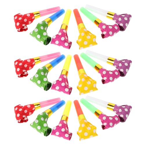 BESPORTBLE 40Stücke Party Pfeifen Lustige Geräuschemacher für Kindergeburtstage Praktische und Sichere für Festliche Feiern Farbenfrohes Design für Mehr Spaß von BESPORTBLE