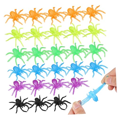 BESPORTBLE 48 Stück Teiliges Halloween Deko mit Dehnbaren TPR Spinnen Farben Weiche Elastische Gruselspielzeuge als Treat Bag Filler Vielseitig für Party Pinata und Halloween Dekoration BESPORTBLE 48 Stück Teiliges Halloween Deko mit Dehnbaren TPR Spinnen Farben Weiche Elastische Gruselspielzeuge als Treat Bag Filler Vielseitig für Party Pinata und Halloween Dekoration von BESPORTBLE