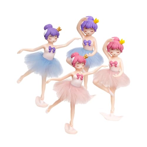 BESPORTBLE 4Stücke Ballerina Figuren Für Kuchendekoration Süße Mädchenfiguren Als Bastelzubehör Für Geburtstagskuchen Und Deko Für Ballerina Themenfeiern BESPORTBLE 4Stücke Ballerina Figuren Für Kuchendekoration Süße Mädchenfiguren Als Bastelzubehör Für Geburtstagskuchen Und Deko Für Ballerina Themenfeiern von BESPORTBLE