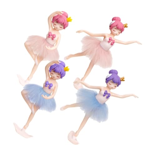 BESPORTBLE 4Stücke Ballerina Figuren Für Tortendekoration Kreative Ballett Deko Für Geburtstagskuchen Und Home Desktop Ornament Party Und Feierlichkeiten BESPORTBLE 4Stücke Ballerina Figuren Für Tortendekoration Kreative Ballett Deko Für Geburtstagskuchen Und Home Desktop Ornament Party Und Feierlichkeiten von BESPORTBLE
