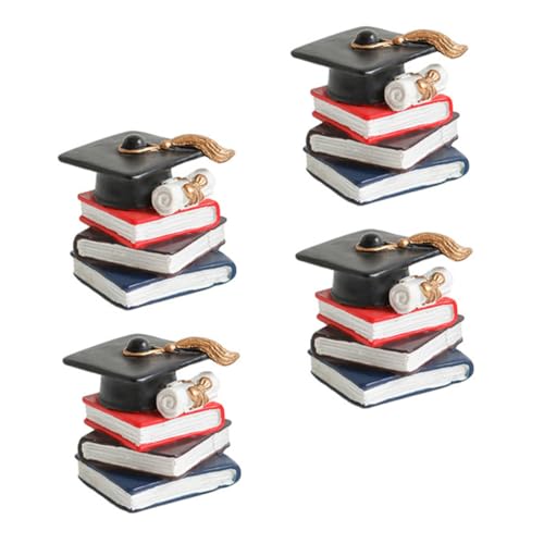 BESPORTBLE Geburtstagstorte Buch Ornamente 4er Set Harz Material Graduierung BESPORTBLE Geburtstagstorte Buch Ornamente 4er Set Harz Material Graduierung von BESPORTBLE