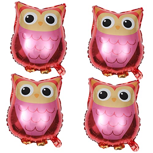 BESPORTBLE 4Stücke Cartoon Luftballons Kreative Tierballons Für Geburtstagsfeiern Waldpartys Und Foto Requisiten Aluminiumfolie Ballons Für Erwachsene von BESPORTBLE