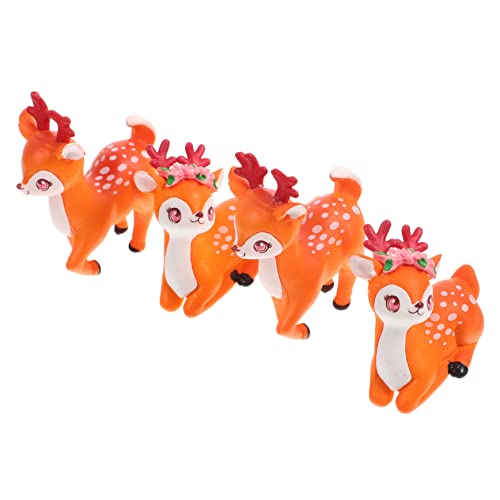 BESPORTBLE 4Stücke Cartoon Reh Figuren Niedliche DIY Reh Statuen Zur Dekoration Für Desktop Blumentöpfe Und Kuchen Kleine Hirsch Ornamente Für Kreative Wohnräume BESPORTBLE 4Stücke Cartoon Reh Figuren Niedliche DIY Reh Statuen Zur Dekoration Für Desktop Blumentöpfe Und Kuchen Kleine Hirsch Ornamente Für Kreative Wohnräume von BESPORTBLE