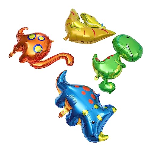 BESPORTBLE 4Stücke Dinosaurier Folienballons Dekoration für Cartoon Luftballons für Dino Mottoparty Langlebige Aluminiumfolie Party Accessoires BESPORTBLE 4Stücke Dinosaurier Folienballons Dekoration für Cartoon Luftballons für Dino Mottoparty Langlebige Aluminiumfolie Party Accessoires von BESPORTBLE