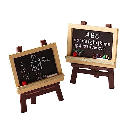BESPORTBLE 4Stücke Holz Staffelei Für Puppenhaus Mikroskopisches Dekorationsspielzeug Für Staffeleien Kreidetafel BESPORTBLE 4Stücke Holz Staffelei Für Puppenhaus Mikroskopisches Dekorationsspielzeug Für Staffeleien Kreidetafel von BESPORTBLE