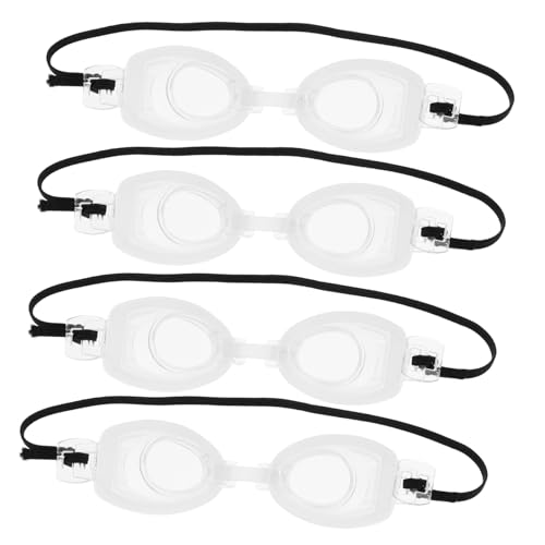 BESPORTBLE 4Stücke Puppen Schwimmbrillen Mini Brillen Für Puppen Anzieh Zubehör Puppenkostümbrille Brille Für DIY Augenaccessoires Für Puppen von BESPORTBLE