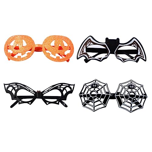 BESPORTBLE 4Stücke Teiliges Halloween Dekorationsbrille Lustige Kostümbrille Mit Ausgefallenem Design Für Party Karneval Und Cosplay Events BESPORTBLE 4Stücke Teiliges Halloween Dekorationsbrille Lustige Kostümbrille Mit Ausgefallenem Design Für Party Karneval Und Cosplay Events von BESPORTBLE