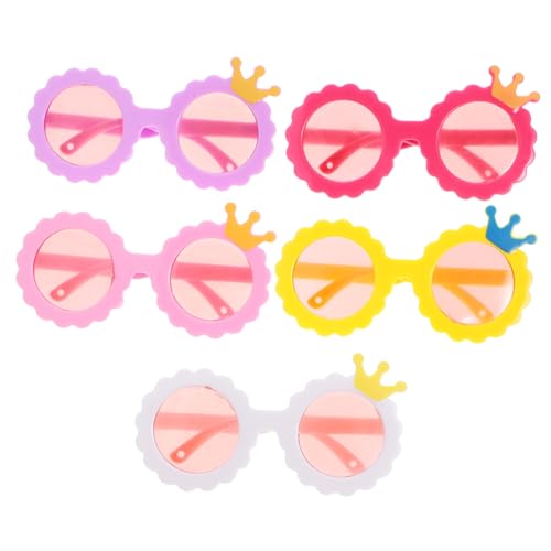 BESPORTBLE 5 Paare Mini Puppen Sonnenbrille Leichte Lustige Brillen für Puppen Dekorative Accessoires Weiß Gelb für Puppenhaus und Rollenspiele BESPORTBLE 5 Paare Mini Puppen Sonnenbrille Leichte Lustige Brillen für Puppen Dekorative Accessoires Weiß Gelb für Puppenhaus und Rollenspiele von BESPORTBLE