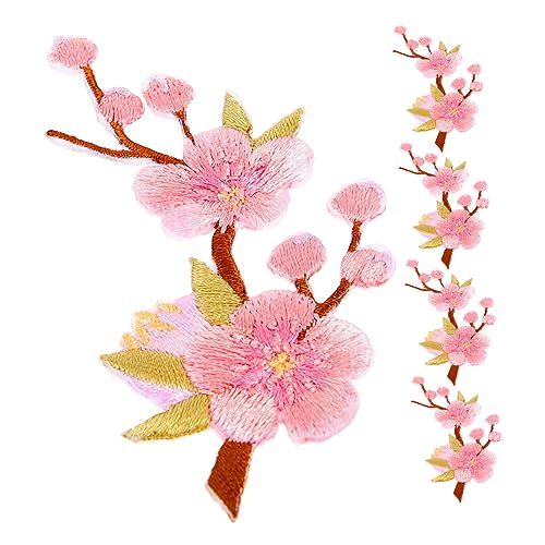 BESPORTBLE 5 Stück Aufnäher Pflaumenblüten Bügel Patches Stickereien für Kleidung Kreative Deko für Jacken Hosen Einfach Anzubringen Leicht Handlich zur Personalisierung BESPORTBLE 5 Stück Aufnäher Pflaumenblüten Bügel Patches Stickereien für Kleidung Kreative Deko für Jacken Hosen Einfach Anzubringen Leicht Handlich zur Personalisierung von BESPORTBLE