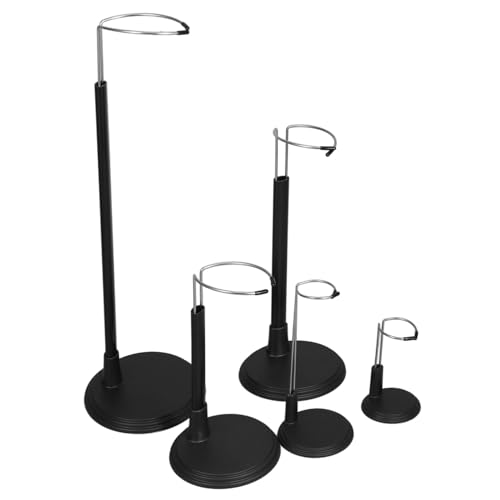 BESPORTBLE 5 Stück Höhenverstellbare Puppenständer aus Stabilem und Doll Holder für Vielseitige Display Unterstützung für Actionfiguren und Sammlerstücke von BESPORTBLE