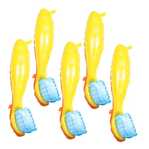 BESPORTBLE 5 Stück Kinder-party-requisiten-luftballons, Zahnbürsten-luftballons Für Kinder, Party-dekoration, Luftballons, Party-zahnbürsten-ballon, Party-dekorationen von BESPORTBLE