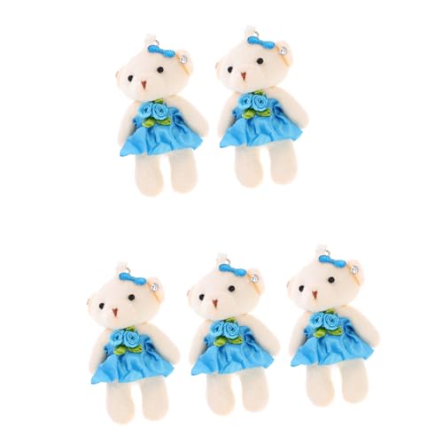 BESPORTBLE 5 Stück Mini Plüschbären Teiliges DIY Hochzeitszubehör Stofftiere für Schlüsselanhänger Bastelbedarf Geburtstags und Valentinstagsgeschenke BESPORTBLE 5 Stück Mini Plüschbären Teiliges DIY Hochzeitszubehör Stofftiere für Schlüsselanhänger Bastelbedarf Geburtstags und Valentinstagsgeschenke von BESPORTBLE