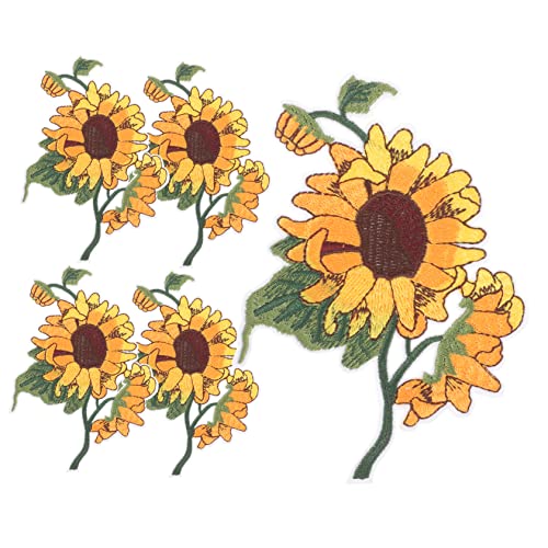 BESPORTBLE 5 Stück Sonnenblumen Bügelpatches Gestickte Applikationen für Kleidung Rucksäcke Jeans Trendige Langlebige Stoffaufnäher zur Individuellen Dekoration BESPORTBLE 5 Stück Sonnenblumen Bügelpatches Gestickte Applikationen für Kleidung Rucksäcke Jeans Trendige Langlebige Stoffaufnäher zur Individuellen Dekoration von BESPORTBLE
