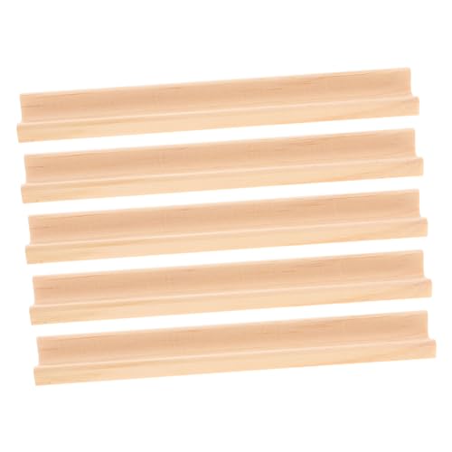 BESPORTBLE 5 Stück Teiliges Holz Domino Halter mit Rutschfester Basis Multifunktionales Display für Mexican Train Mahjong und Buchstaben Deko Kompakt Leicht Transportierbar Natürliche BESPORTBLE 5 Stück Teiliges Holz Domino Halter mit Rutschfester Basis Multifunktionales Display für Mexican Train Mahjong und Buchstaben Deko Kompakt Leicht Transportierbar Natürliche von BESPORTBLE