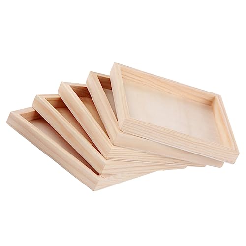 BESPORTBLE 5 Stück Teiliges Holztablett Unbehandelte Puzzle Ablage Stabiles Holz Aufbewahrungs Organizer Sichere Hand Auge koordination Vielseitig für Bausteine Zuhause BESPORTBLE 5 Stück Teiliges Holztablett Unbehandelte Puzzle Ablage Stabiles Holz Aufbewahrungs Organizer Sichere Hand Auge koordination Vielseitig für Bausteine Zuhause von BESPORTBLE