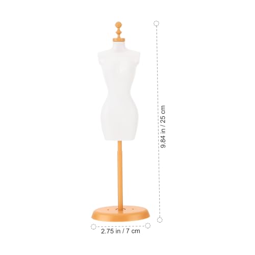 BESPORTBLE 5 Stück Teiliges Mini Mannequin Puppenständer Kleiderständer Puppenkleider Display Halter Weiß Gold für Puppenzubehör BESPORTBLE 5 Stück Teiliges Mini Mannequin Puppenständer Kleiderständer Puppenkleider Display Halter Weiß Gold für Puppenzubehör von BESPORTBLE