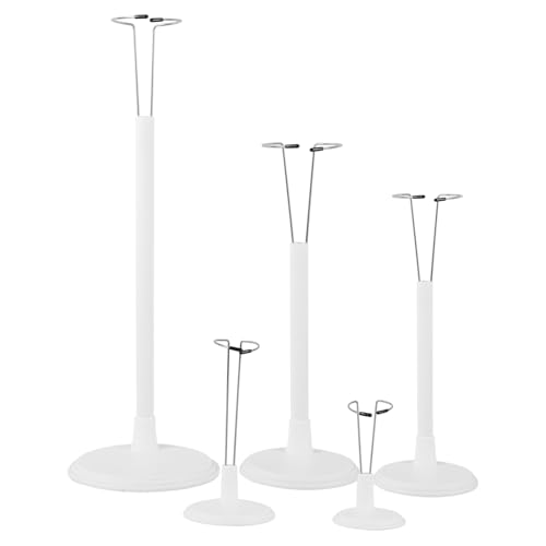 BESPORTBLE 5 Stück Teiliges Puppenständer Verstellbare Stütze für Puppen Stabiler Standfuß für Optimale Präsentation von Figuren und Sammlerstücken von BESPORTBLE