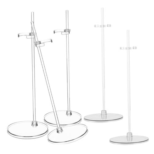 BESPORTBLE 5 Stück Teiliges Puppenständer aus Stabilem Verstellbare Halterung für Bjd Puppen Transparentes Design für Sammlungen und Fensterdekoration BESPORTBLE 5 Stück Teiliges Puppenständer aus Stabilem Verstellbare Halterung für Bjd Puppen Transparentes Design für Sammlungen und Fensterdekoration von BESPORTBLE