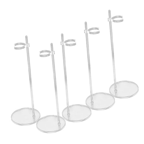 BESPORTBLE 5 Stück Teiliges Transparentes Puppenständer aus Robustem Verstellbar und Stabil als Halter und Unterstützung für Actionfiguren und Puppen Vielseitig für Figuren und BESPORTBLE 5 Stück Teiliges Transparentes Puppenständer aus Robustem Verstellbar und Stabil als Halter und Unterstützung für Actionfiguren und Puppen Vielseitig für Figuren und von BESPORTBLE