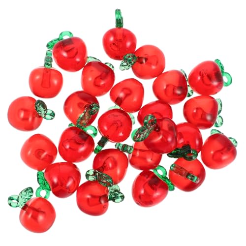 BESPORTBLE 50 Stück Apfel-anhänger – Schmuckherstellungszubehör, Apfelform, Obstanhänger, Perlen Für Handgefertigte Ohrringe, Armbänder, DIY BESPORTBLE 50 Stück Apfel-anhänger – Schmuckherstellungszubehör, Apfelform, Obstanhänger, Perlen Für Handgefertigte Ohrringe, Armbänder, DIY von BESPORTBLE
