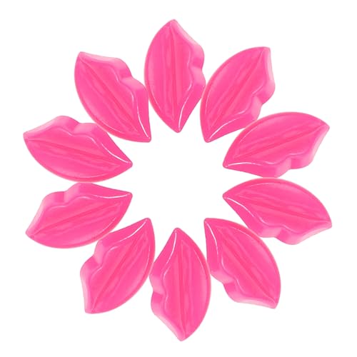 BESPORTBLE 50 Stück DIY Puppenzubehör Bunte Große Lippenform Knöpfe für Puppenherstellung Kreative Mundteile für Bekleidungsprojekte von BESPORTBLE
