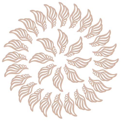 BESPORTBLE 50 Stück Engel Flügel Holzscheiben für Diy Bastelprojekte Hochzeit und Weihnachtsbaumdekoration Natürliche Holz Ausschnitte für Kreative Dekorationen und Kunsthandwerk BESPORTBLE 50 Stück Engel Flügel Holzscheiben für Diy Bastelprojekte Hochzeit und Weihnachtsbaumdekoration Natürliche Holz Ausschnitte für Kreative Dekorationen und Kunsthandwerk von BESPORTBLE
